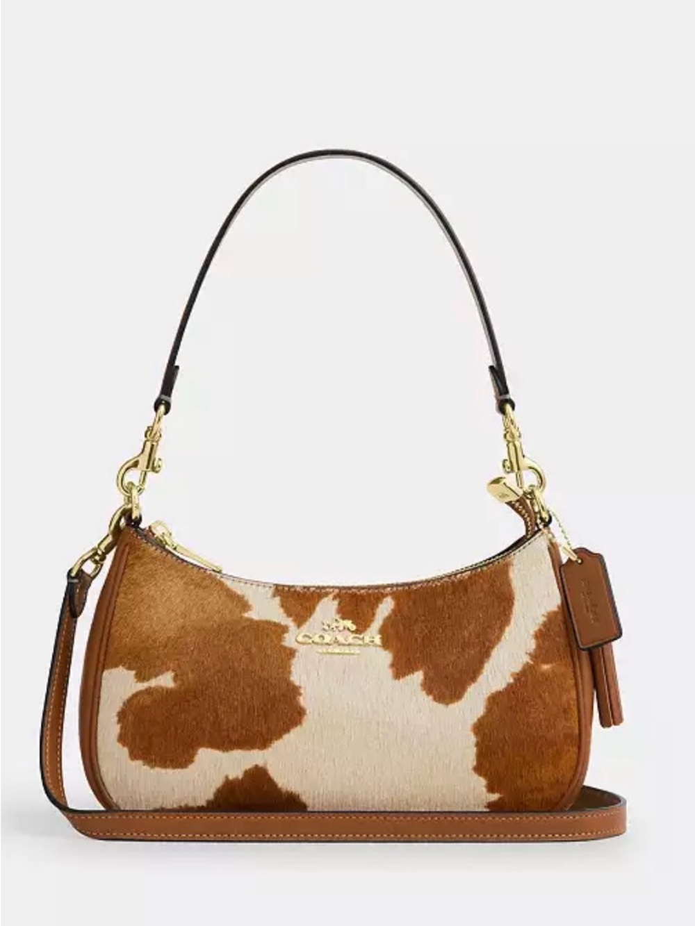 Coach Teri Shoulder Bag
In Haircalf With Cow Print